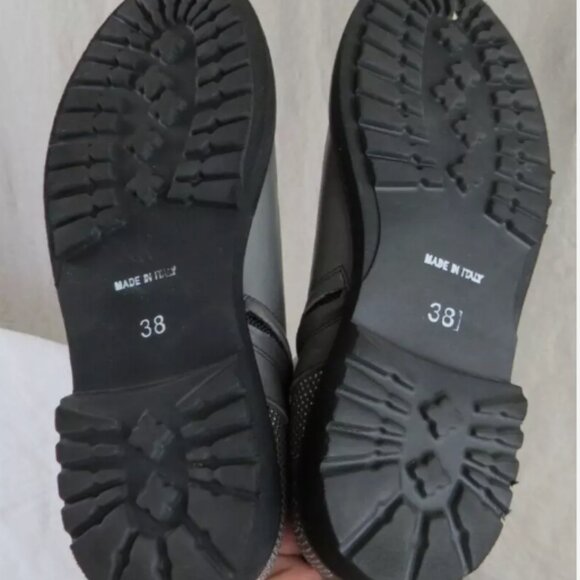 handmade Italy Designer leather/ Studded boots 11.5, 12 - Picture 6 of 6